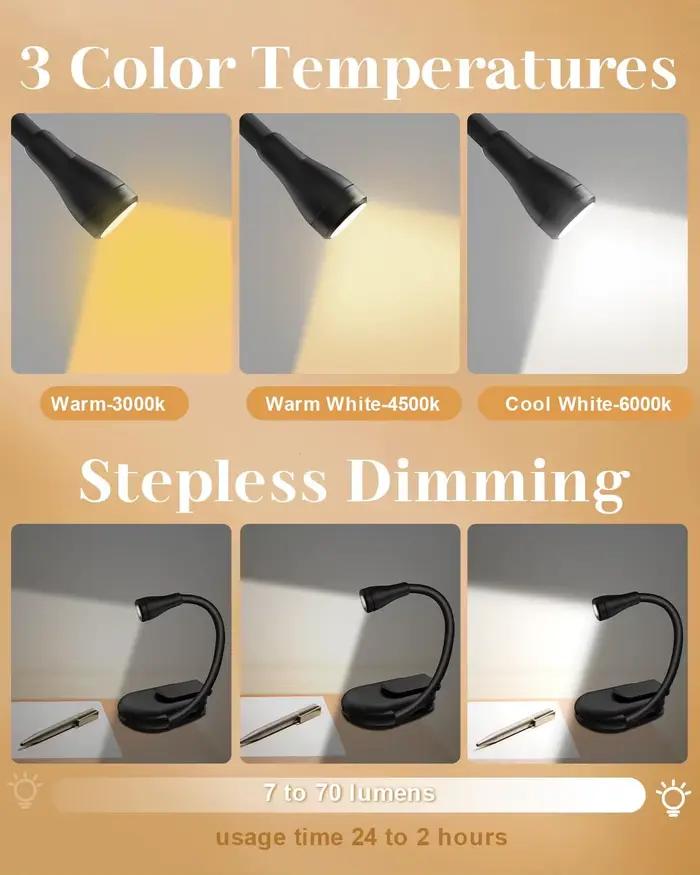 Lampe de lecture Led pour livres au lit