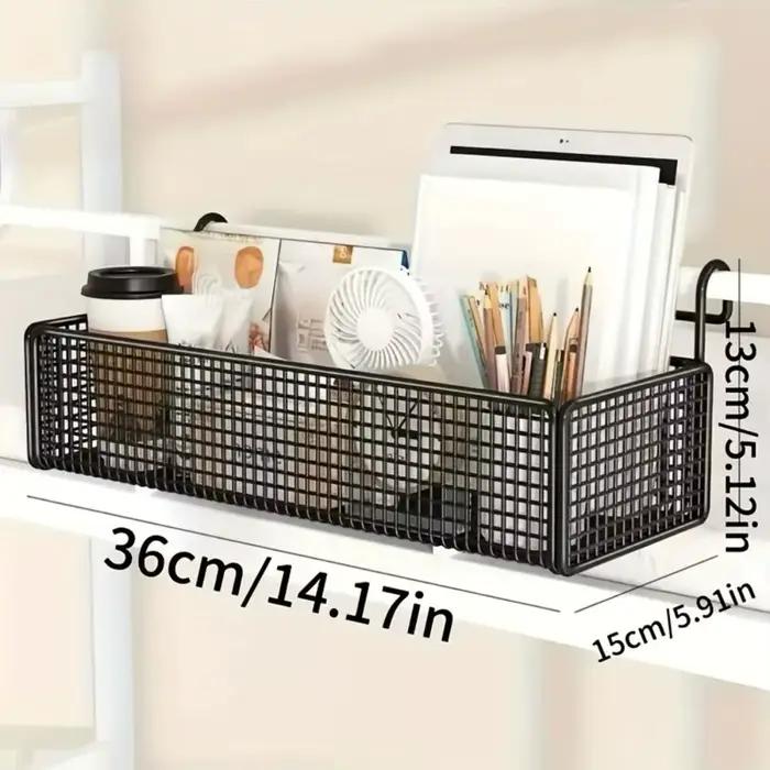 Panier de rangement de chevet en fer