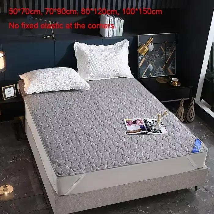 Coussin de lit imperméable matelassé en coton Sandwich