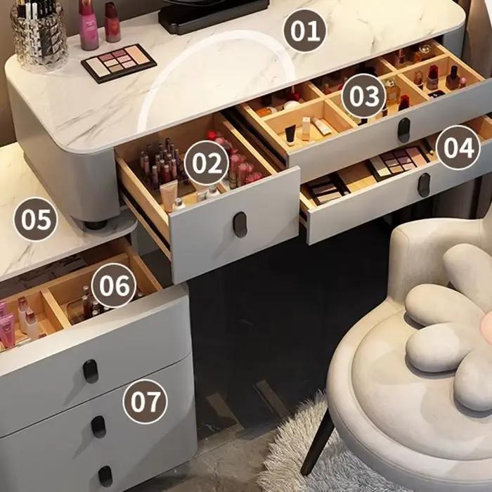 Coiffeuse lumineuse moderne princesse prix raisonnable chambre