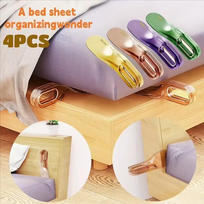Lot de 4 leviers de lit pour draps