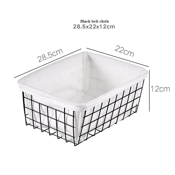 Panier de rangement en fer forgé