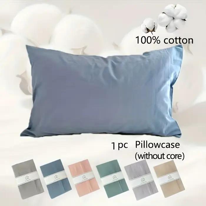 Taie d'oreiller en percale de coton 200T