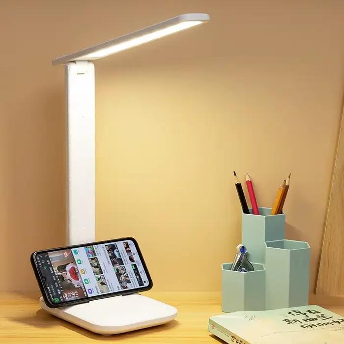 Led Tactile Table Pliante Lampe De Chevet Lecture Protection Des Yeux Nuit