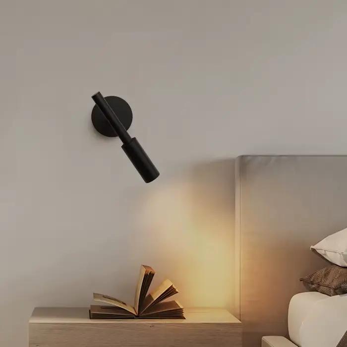 Lampes murales de luxe modernes en or pour chambre à coucher