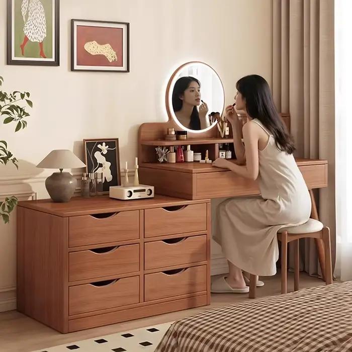 Bureau De vanité De luxe pour chambre à coucher avec tiroir large