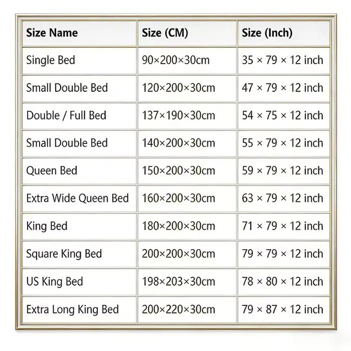 Nouvelle Housse de Matelas Ajustée 1 Pièce en Satin Rayé avec Bande Élastique