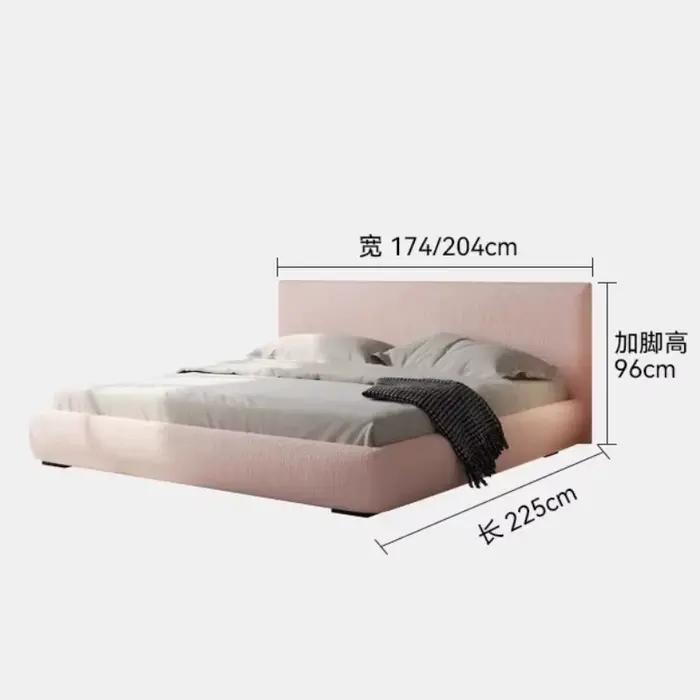 Chambre minimaliste cadre de lit Double King dormir tables de nuit lit moderne rangement Muebles Para El Hogar maison accessoires