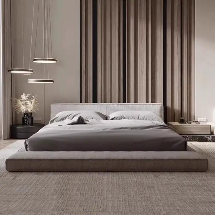 Reine lits rembourrés minimaliste moderne rembourrage lit Double français dormir Muebles Para dortoir meubles décoration
