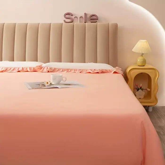 Housse de tête de lit de luxe en velours doux et épais