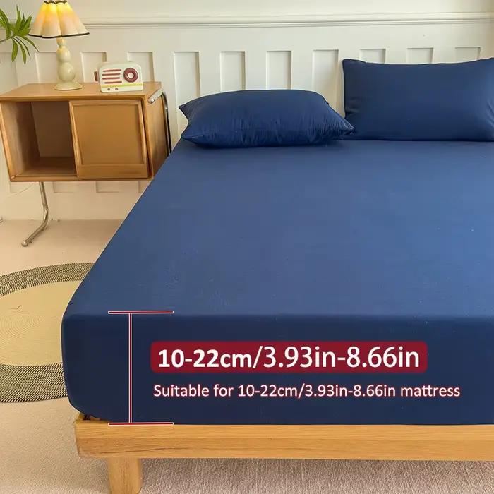 Drap-housse en coton avec bandes élastiques