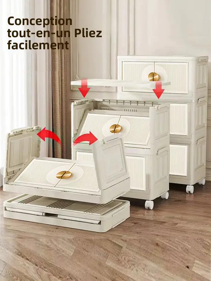 Armoire de rangement pliable multifonctionnelle Grande capacité