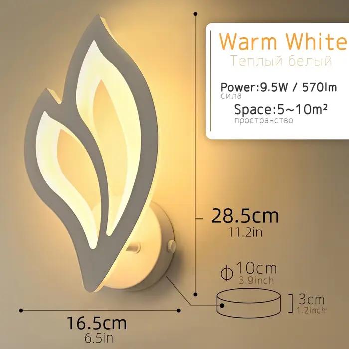 Applique murale LED moderne lampes de chevet appliques minimalistes éclairage intérieur