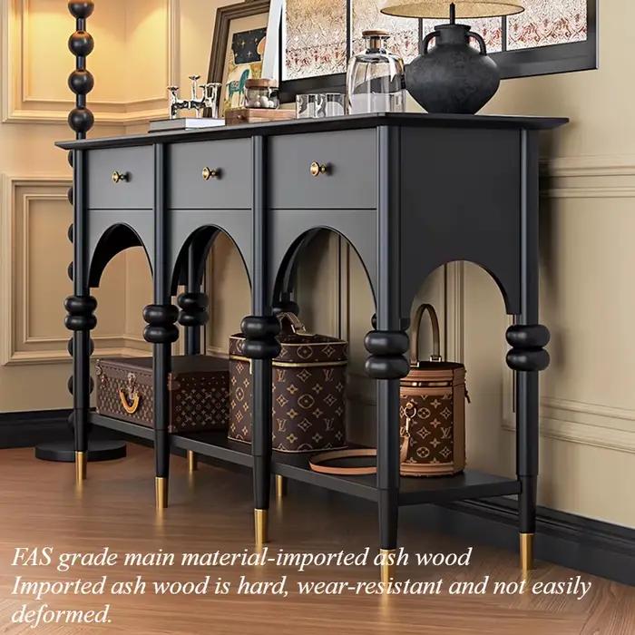Armoire de style rétro français pour entrée et salon