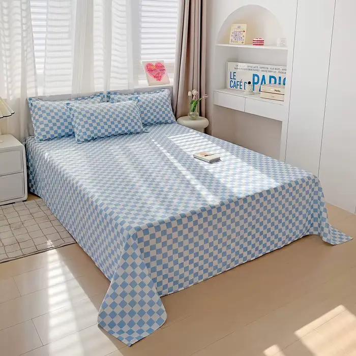 Draps de linge de lit doux de haute qualité
