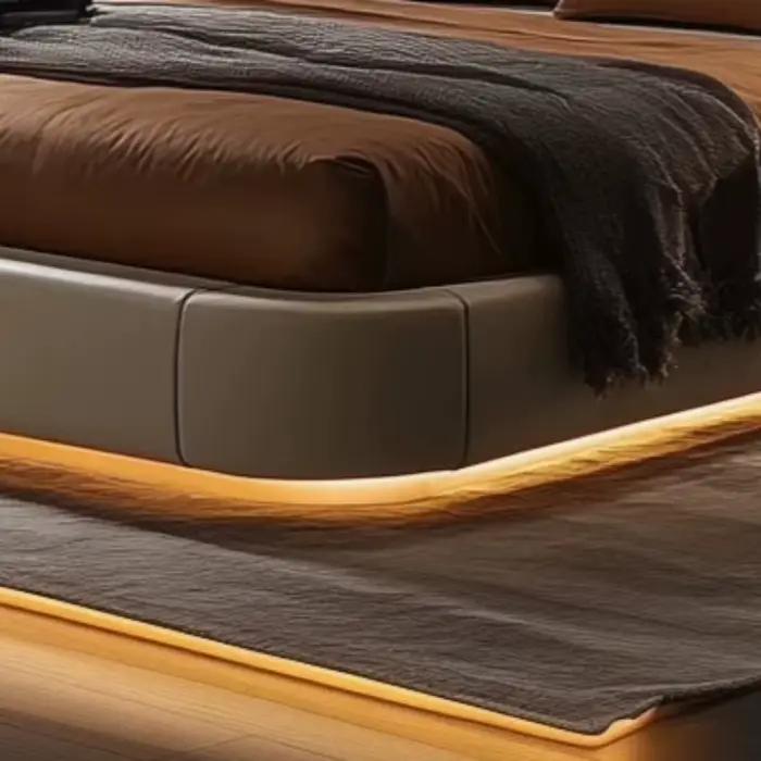 Lit King Size multifonctionnel élégant