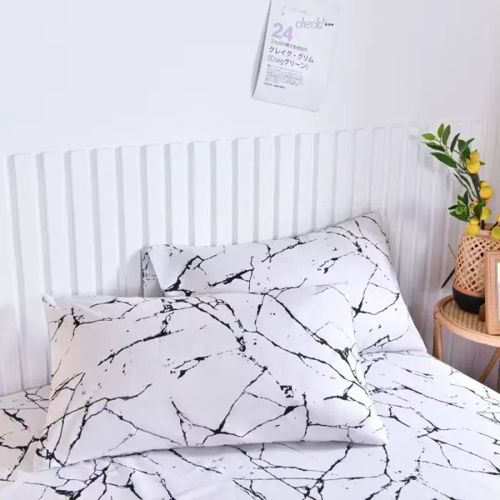 Drap de lit blanc avec bande élastique