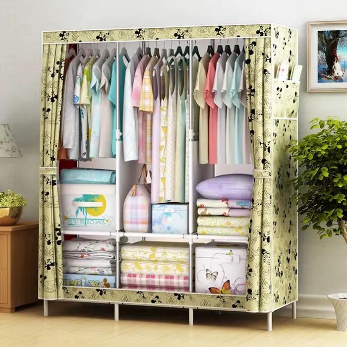 Garde-robe à grille simple renforcée