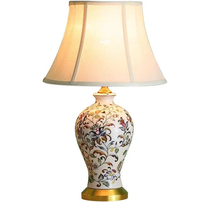 Lampe de Table chinoise en céramique