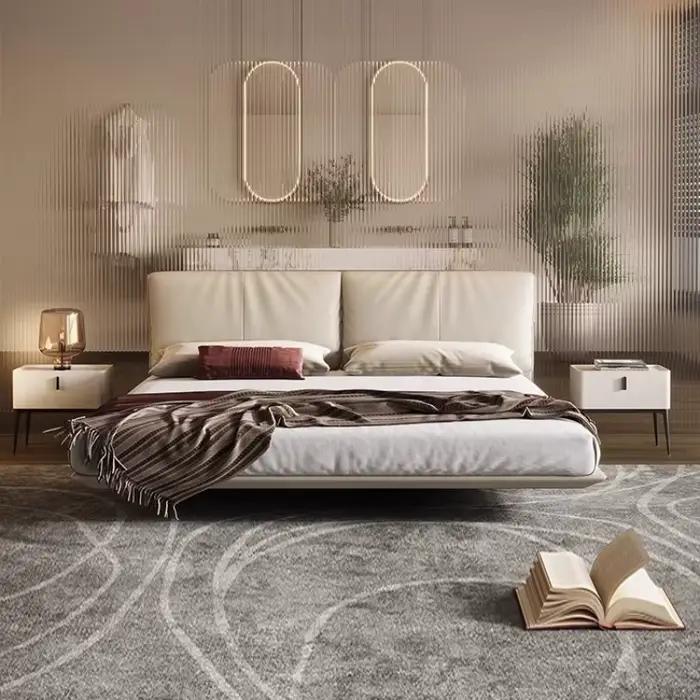 Cadres fantaisie lit Double plate-forme