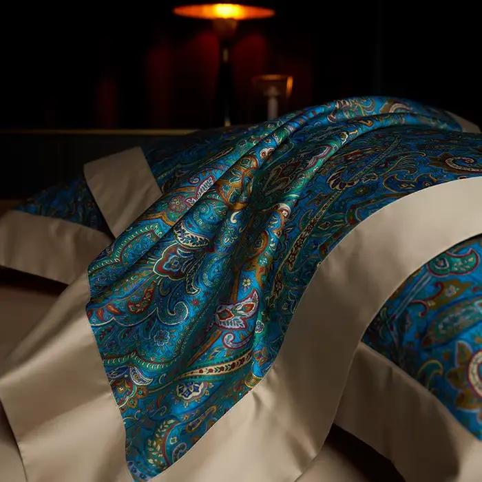 Parure de lit bohème 100% coton égyptien