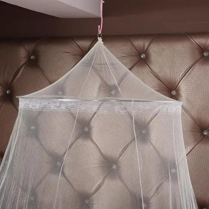 Moustiquaire de protection anti-mouche pour lit, double, plafond breton