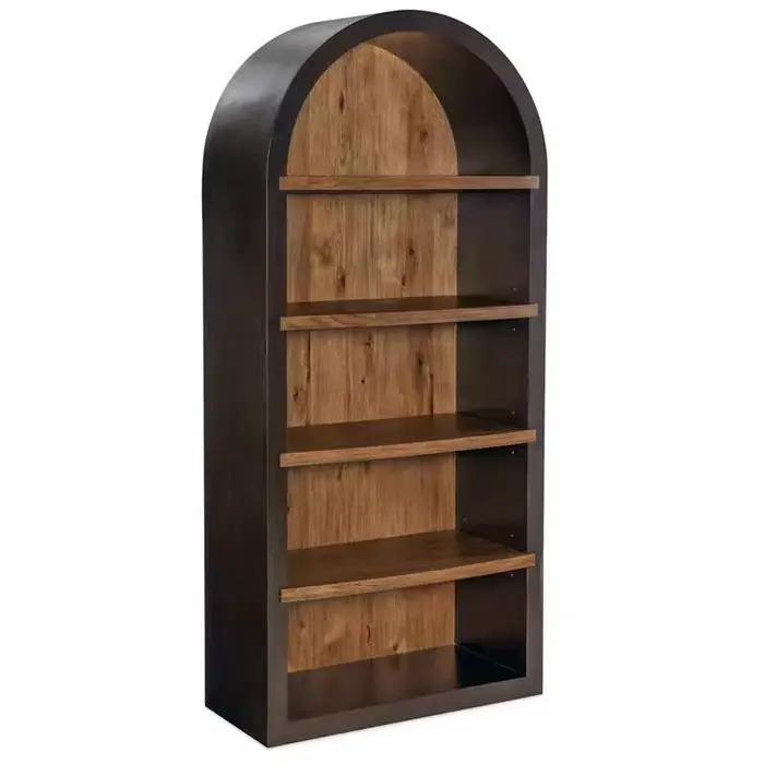 Meuble de rangement en bois pour café