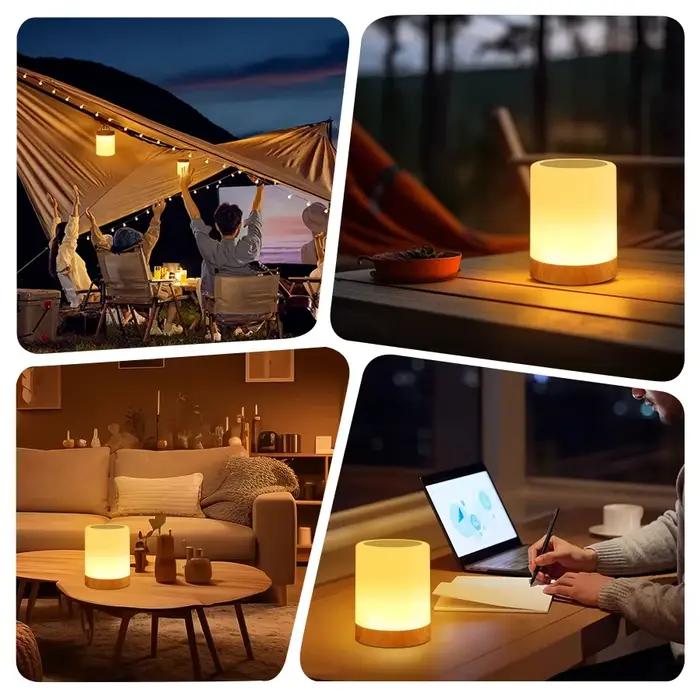 Lampe de chevet tactile RGB