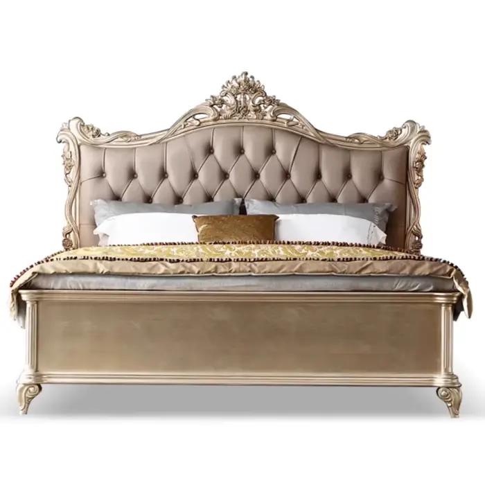 Armoires de lecture lits Double esthétique reine cadre de couchage