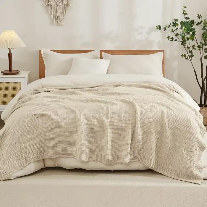 Couverture 100% coton pour lit