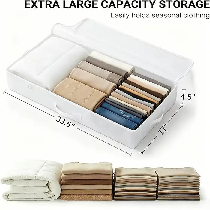 Conteneur de rangement sous lit 2 pièces