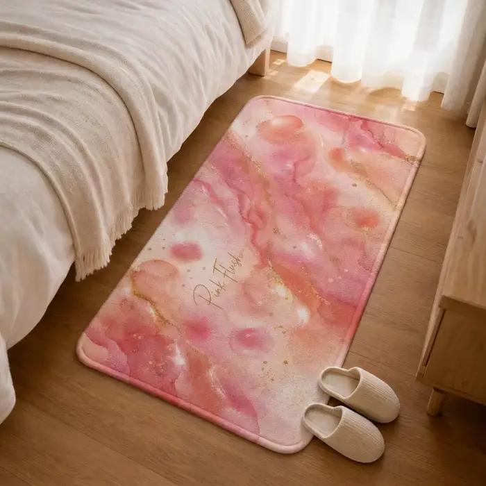 Tapis de chevet en flanelle