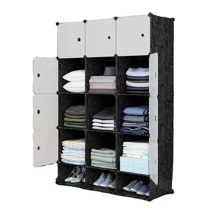Armoire de rangement pliable économique pour salon et chambre