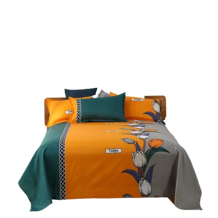 Drap de lit moderne en Polyester et coton