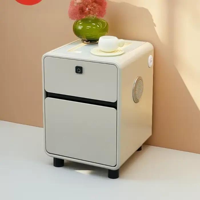 Tiroir européen Table De chevet chargeur minimaliste Unique commode