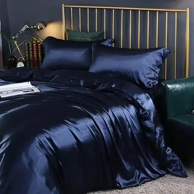 Parure de lit de luxe en soie de mûrier 100%