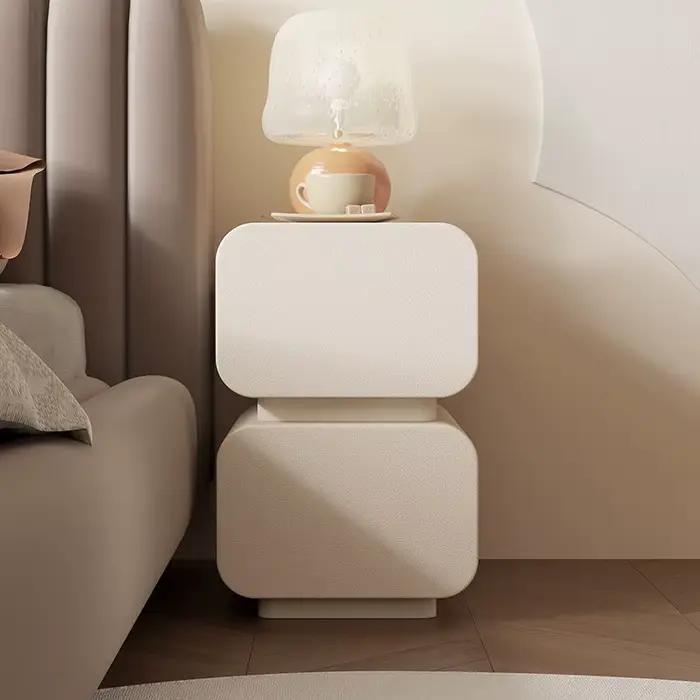 Table de chevet de luxe, style nordique moderne, vintage, avec rangement, esthétique, tendance, meubles de chambre à coucher Comodini