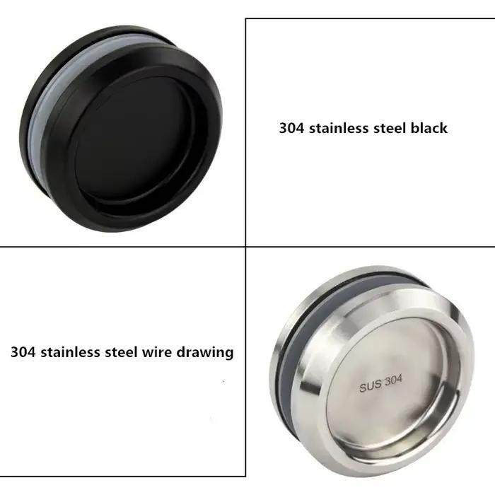 Poignée de porte marketnoire en alliage d'aluminium