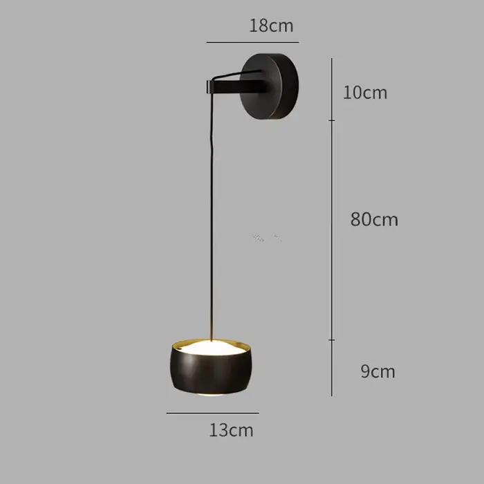 Applique Murale LED en Cuivre au Design Moderne