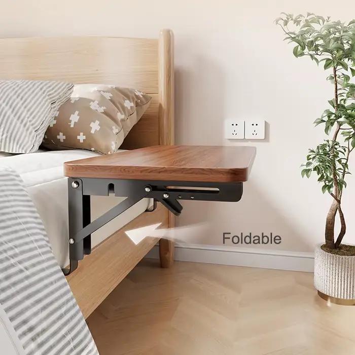 Table de chevet pliable avec rangement