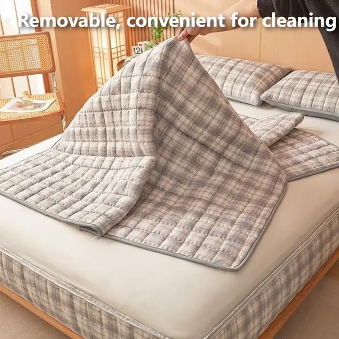Housse de matelas entièrement fermée à Six côtés avec fermeture éclair