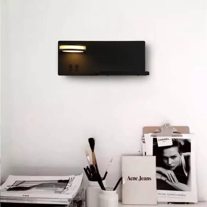 Lampe murale à chargement sans fil