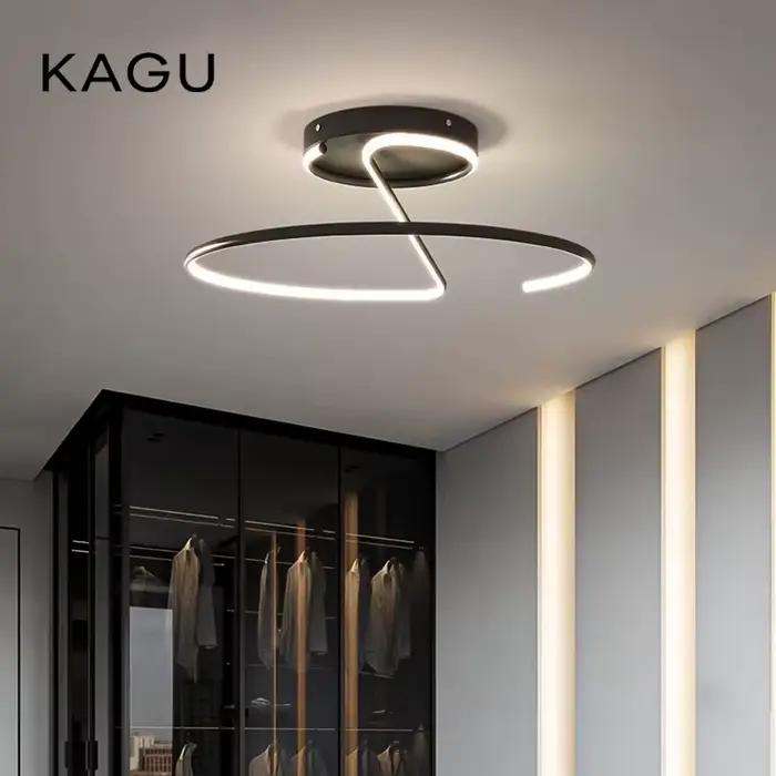 Plafonnier LED Chromé Blanc