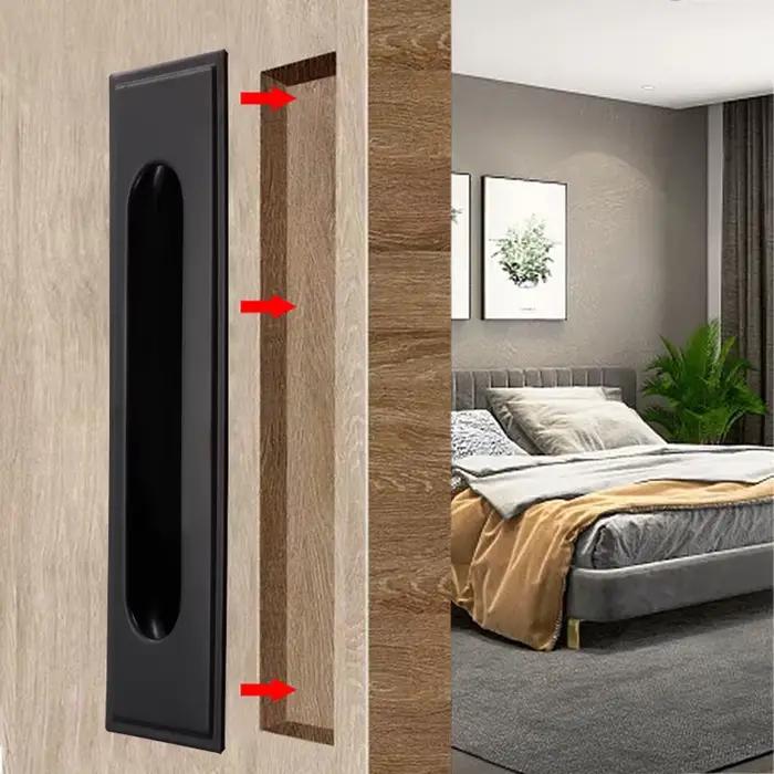 Poignées de porte coulissantes encastrées