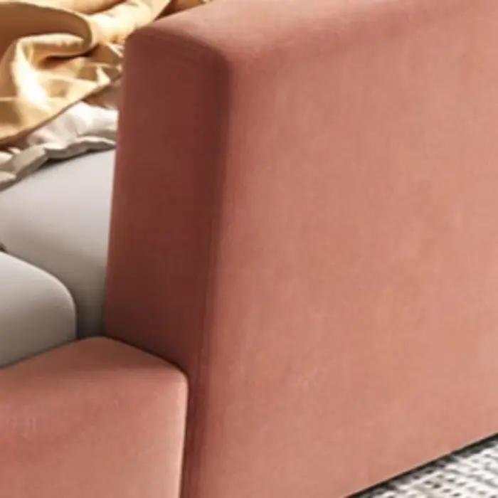 Lit de lecture moderne chambre Unique filles rembourrage Double lit Queen salon tables de nuit Letto Matrimoniale meubles de maison