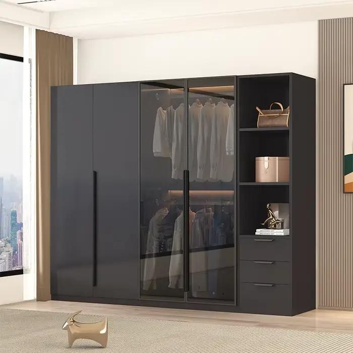 Organisateur de garde-robe sur pied pour appartement