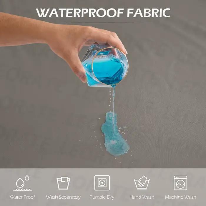 Draps de lit ajustés imperméables avec bande élastique