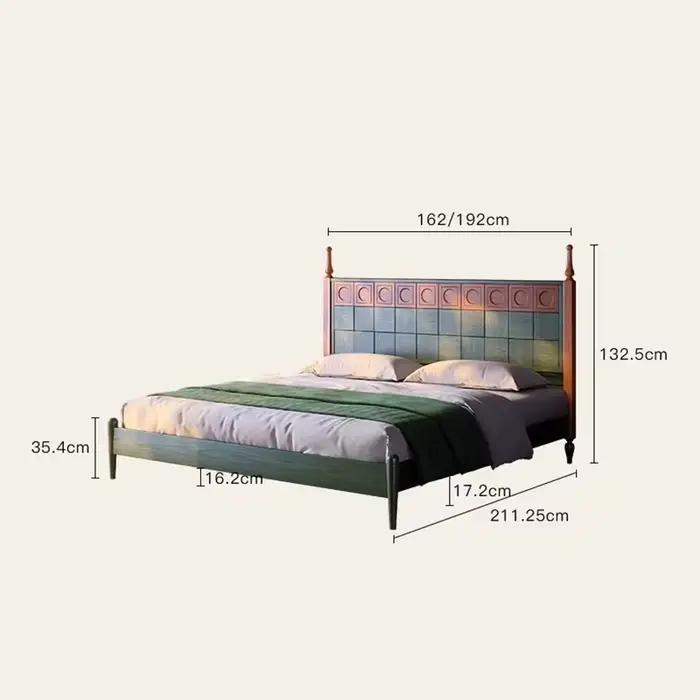 Tête de lit esthétique 180x200cm en bois massif