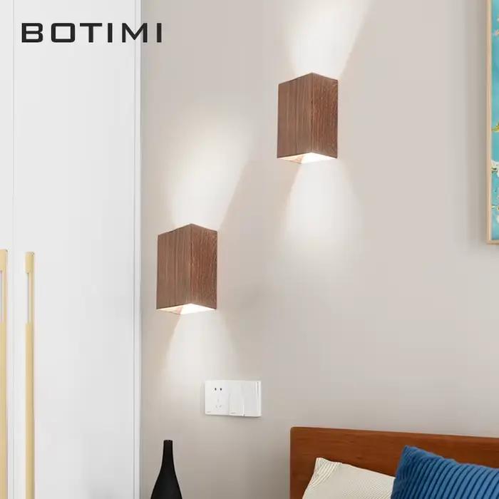 Applique Murale LED Moderne en Métal pour Couloir et Chambre à Coucher, Lumière Blanche Chaude et Brillante