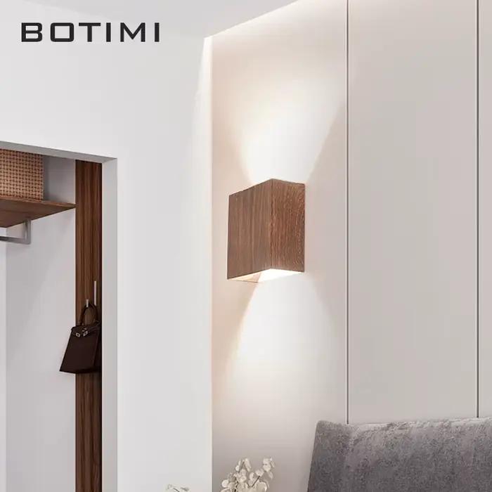 Applique Murale LED Moderne en Métal pour Couloir et Chambre à Coucher, Lumière Blanche Chaude et Brillante